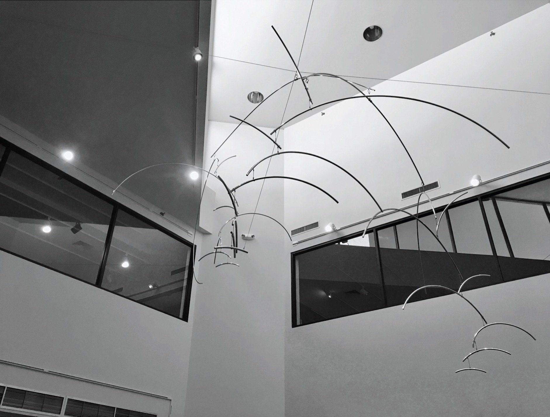 At The Essential - 4, Waiting For Fall, Polished Aluminum, 30 x 22 x  12 feet