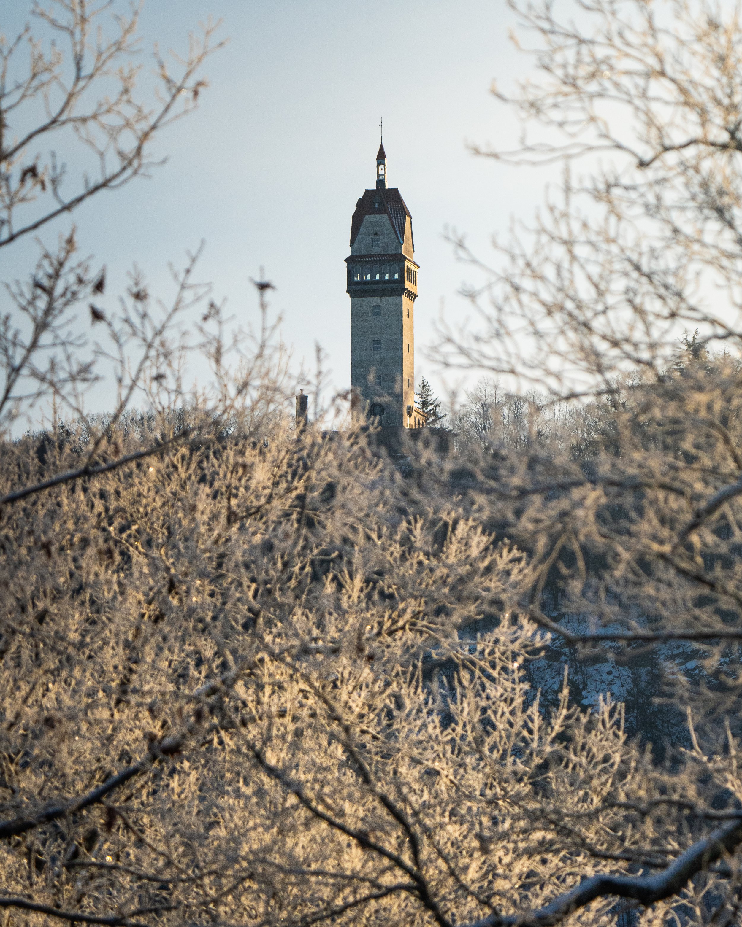 Heublein Tower - 16x20 Mounted