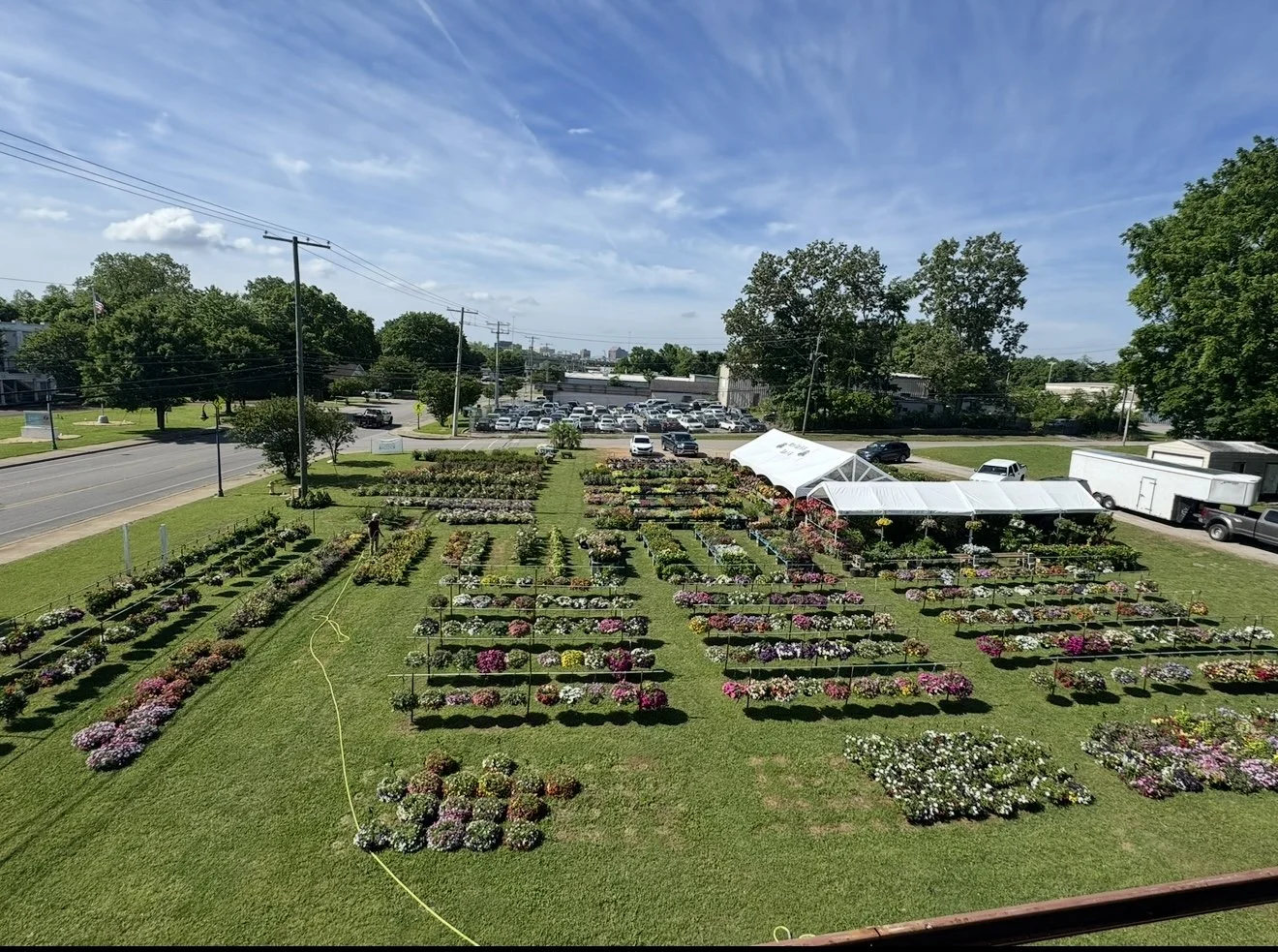 Custom Front Porch Decoration with Garrett (spring edition)