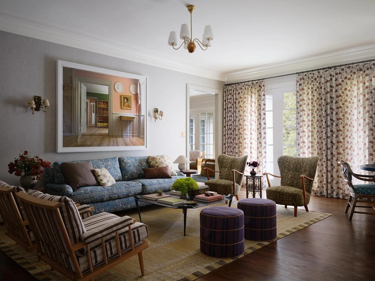 Cozy, layered, lived in living room. The perfect backdrop for making memories. 

Interiors @dafandco 
📸 @lindsay_brown 
Styling @annkwak