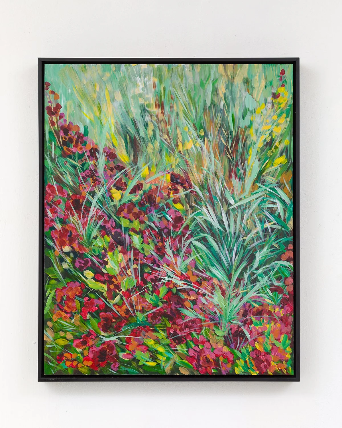 Live Forever ii, 2021, acrylic on poplar panel, 50 x 40cm