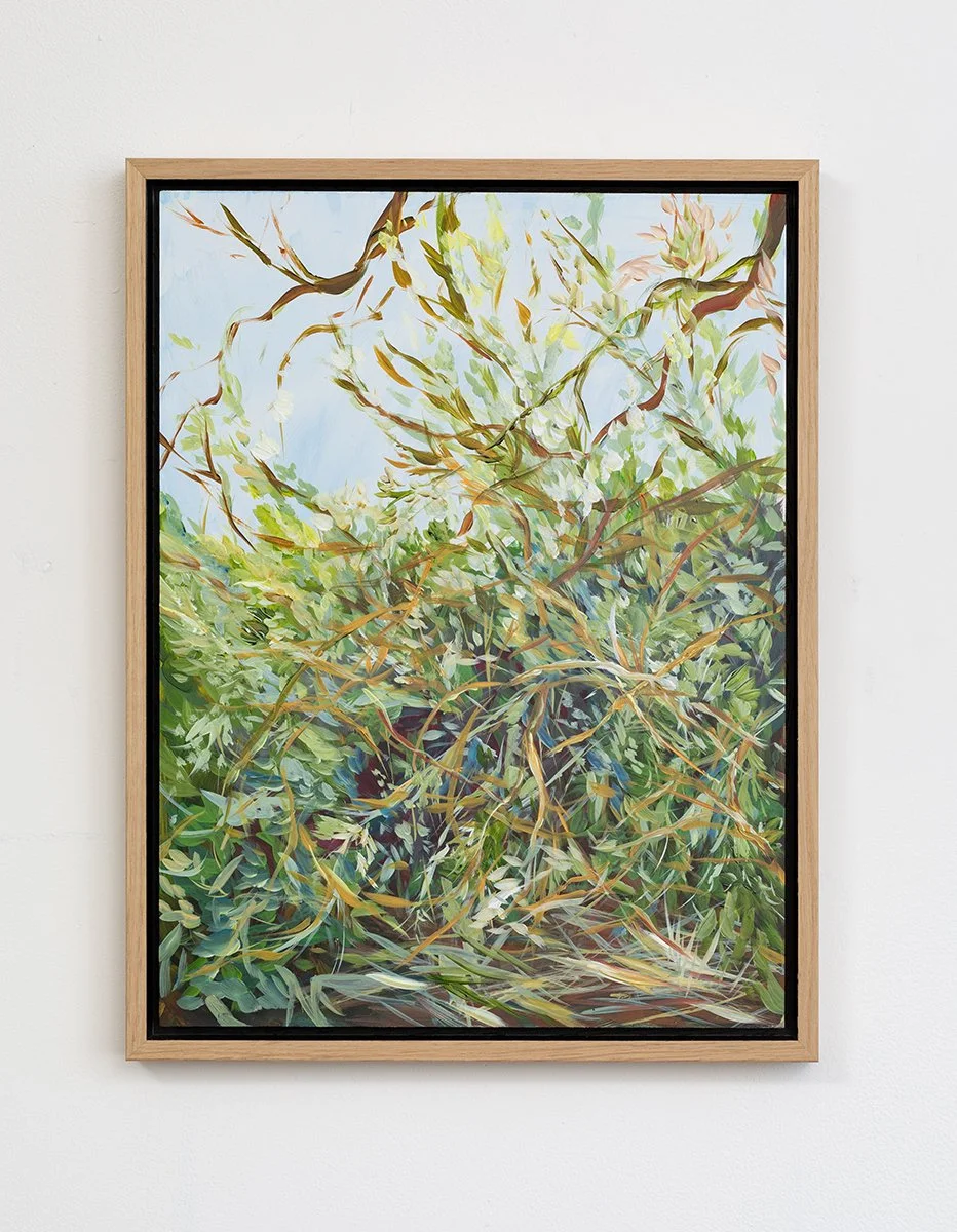An Entanglement, 2022, acrylic on poplar panel, 40 x 30cm