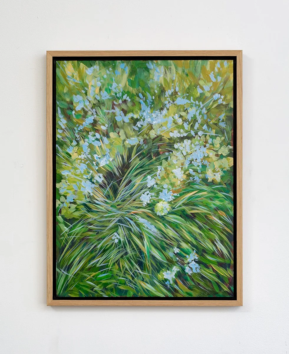 In Constellation, 2021, acrylic on poplar panel, 40 x 30cm