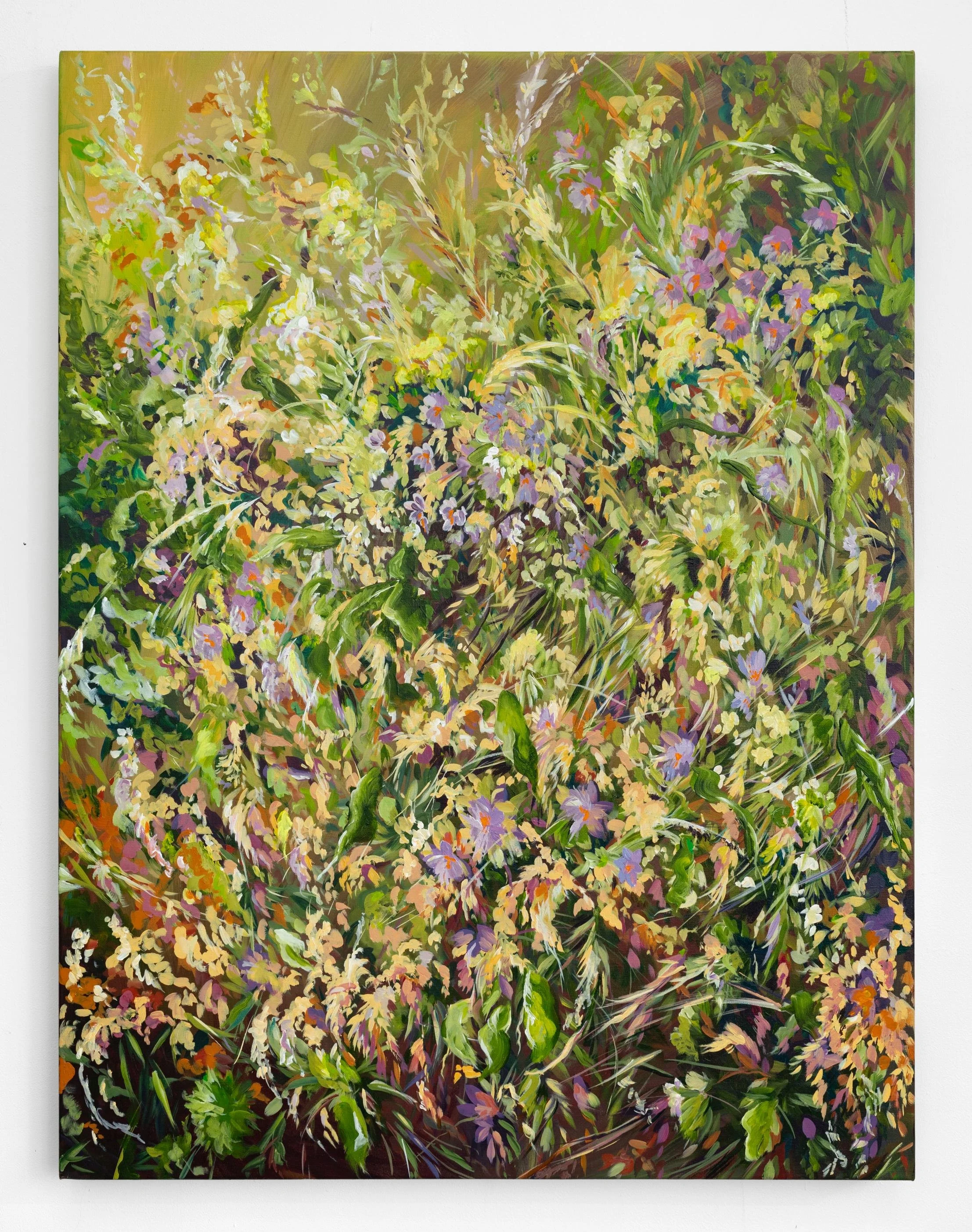 The Air Was Thick Like Perfume, 2024, acrylic on linen, 100 x 76cm