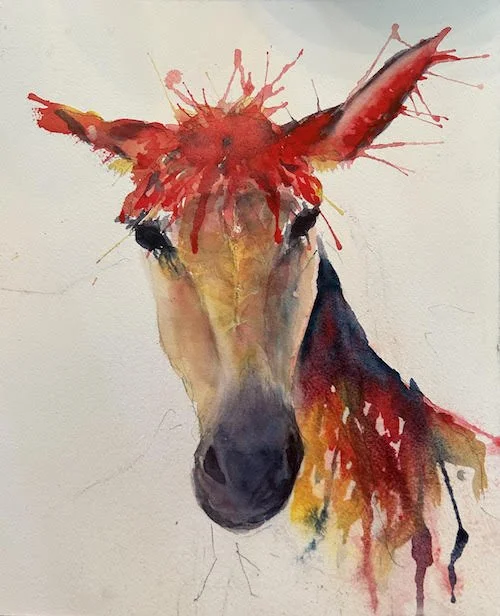  MY FRIEND  Framed Size 14”x14”- Watercolor - $375.00   CLICK HERE TO CHECK ON AVAILABILITY   