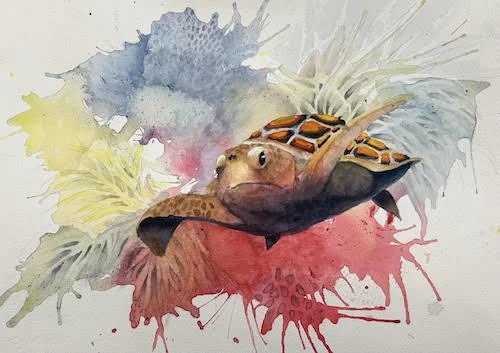   TURTLING AROUND  Sold   