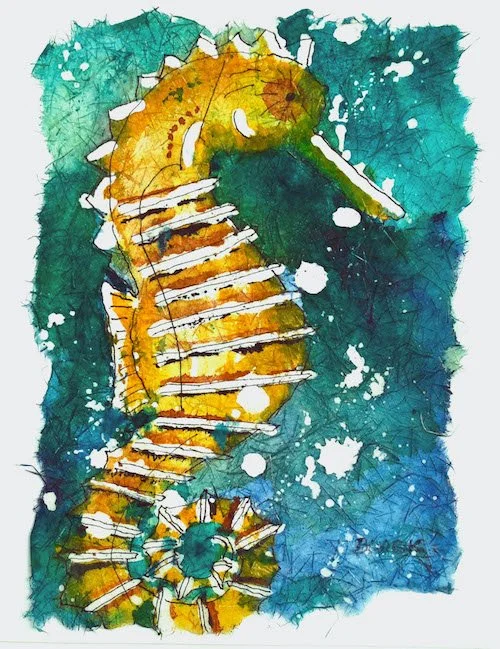 Yellow Solo Seahorse