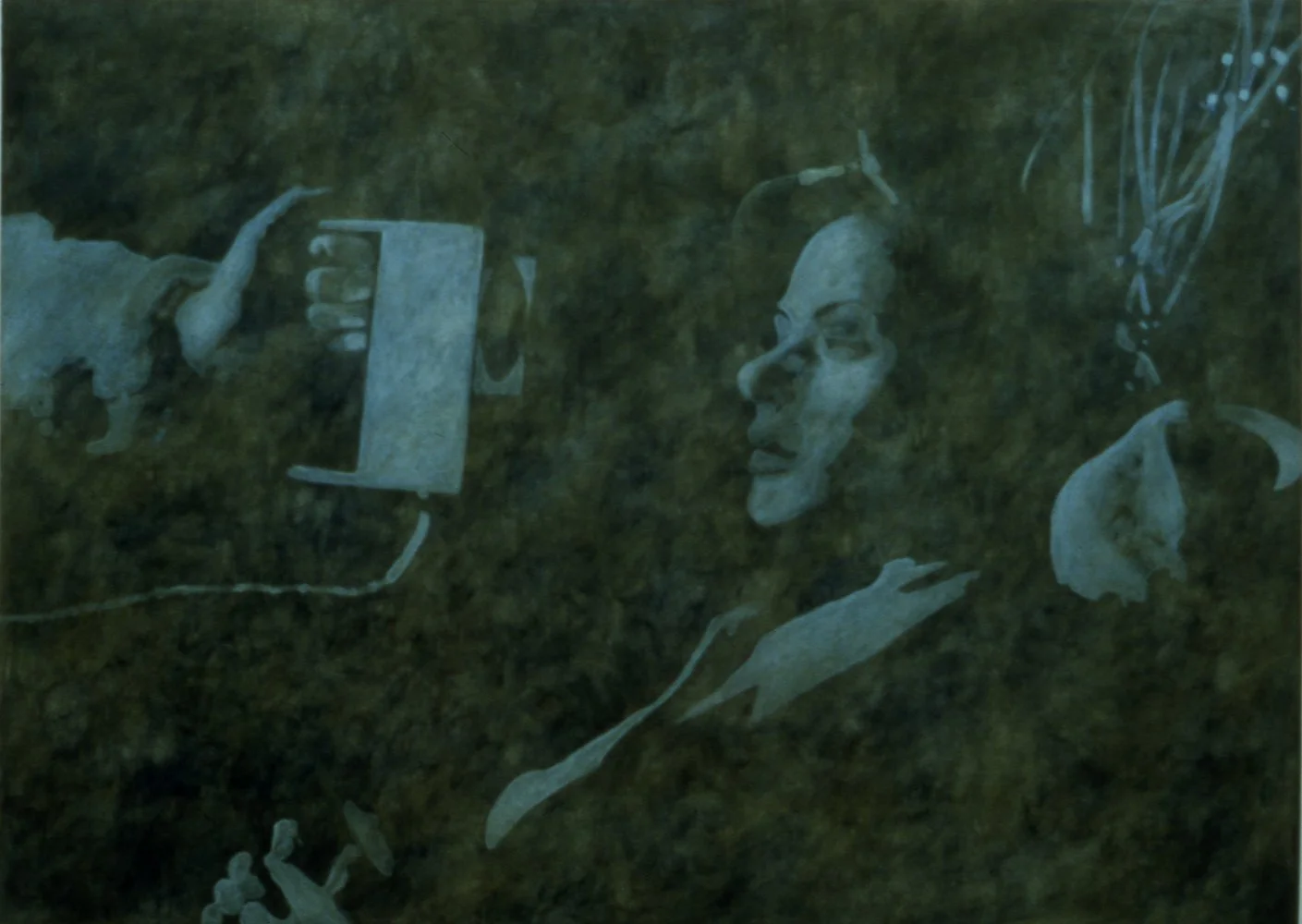 The Invention of Privacy, 1982, 60” x 84”, oil on canvas