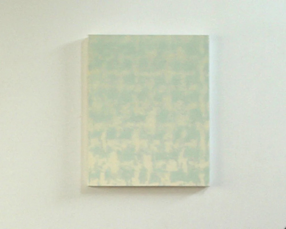 Fading Painting, 1998, 24” tall x 20” wide. oil on canvas. Private Collection