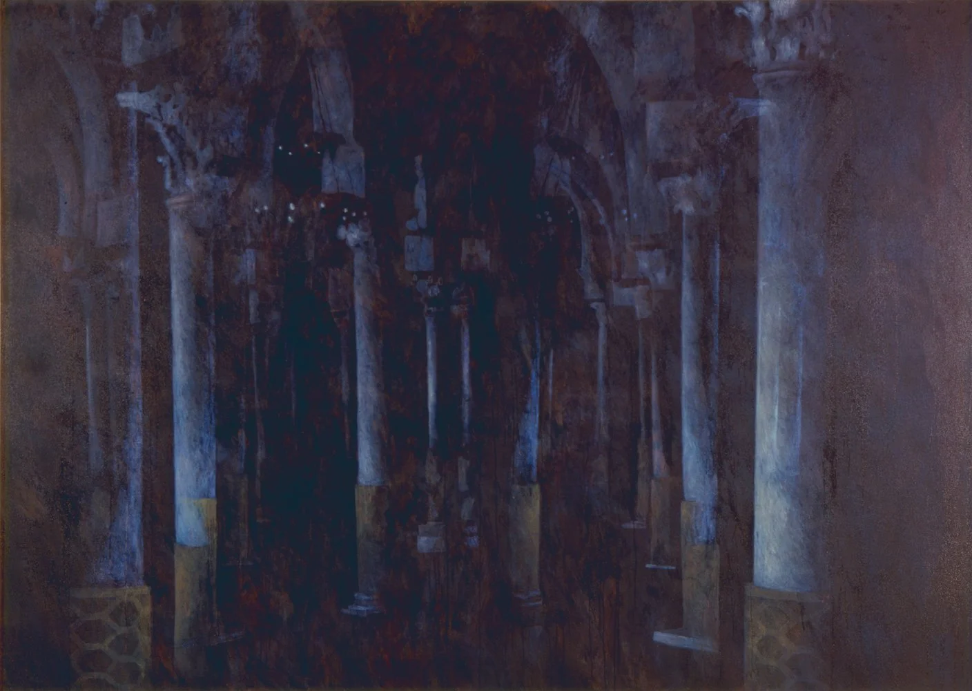 Projection in their Time, 1986, 78” x 108”, oil on canvas.
Collection of Global Affairs Canada.