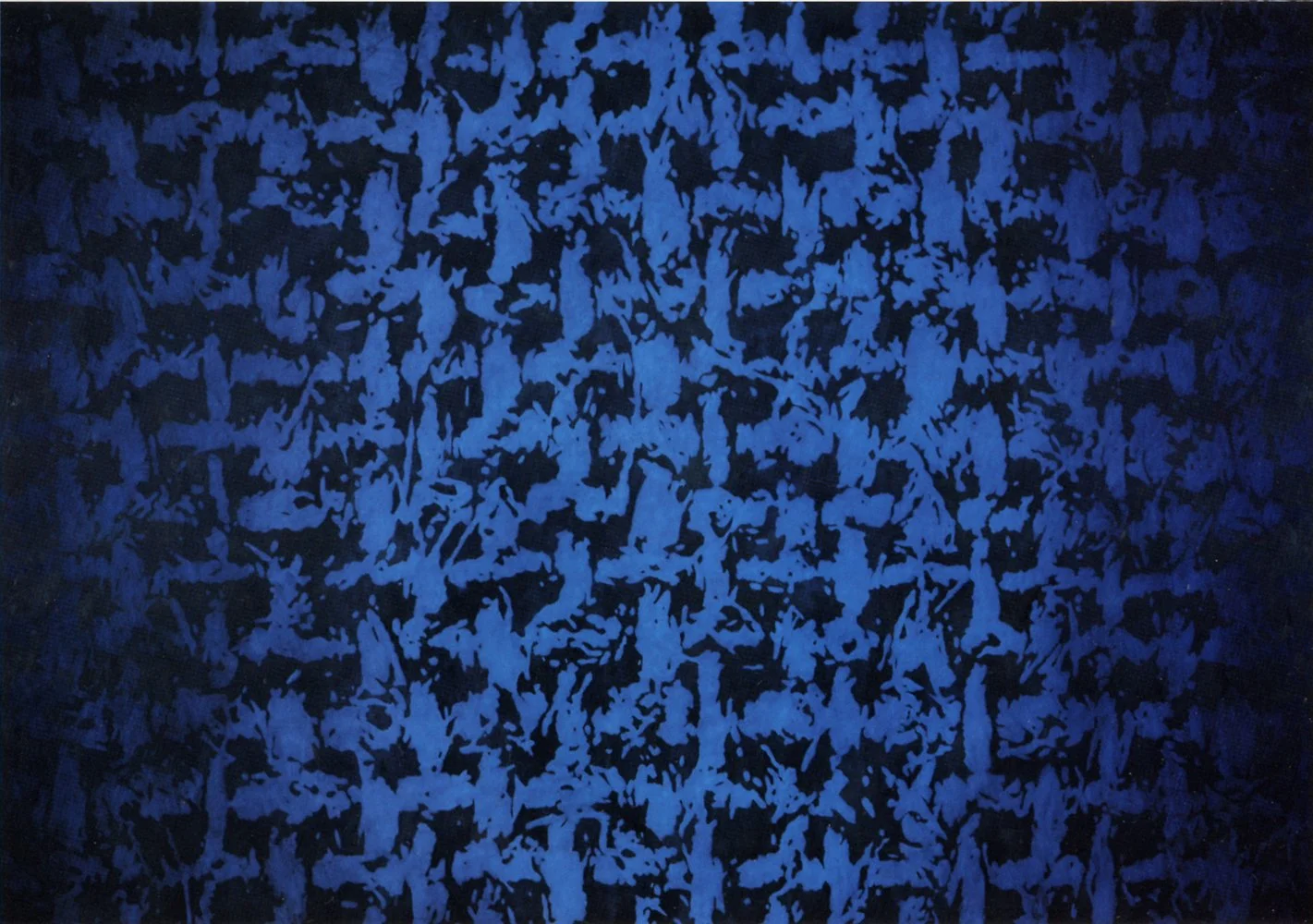 A Flower on the Cliff’s Edge, 1989, 72” tall x 108” wide. oil on canvas.