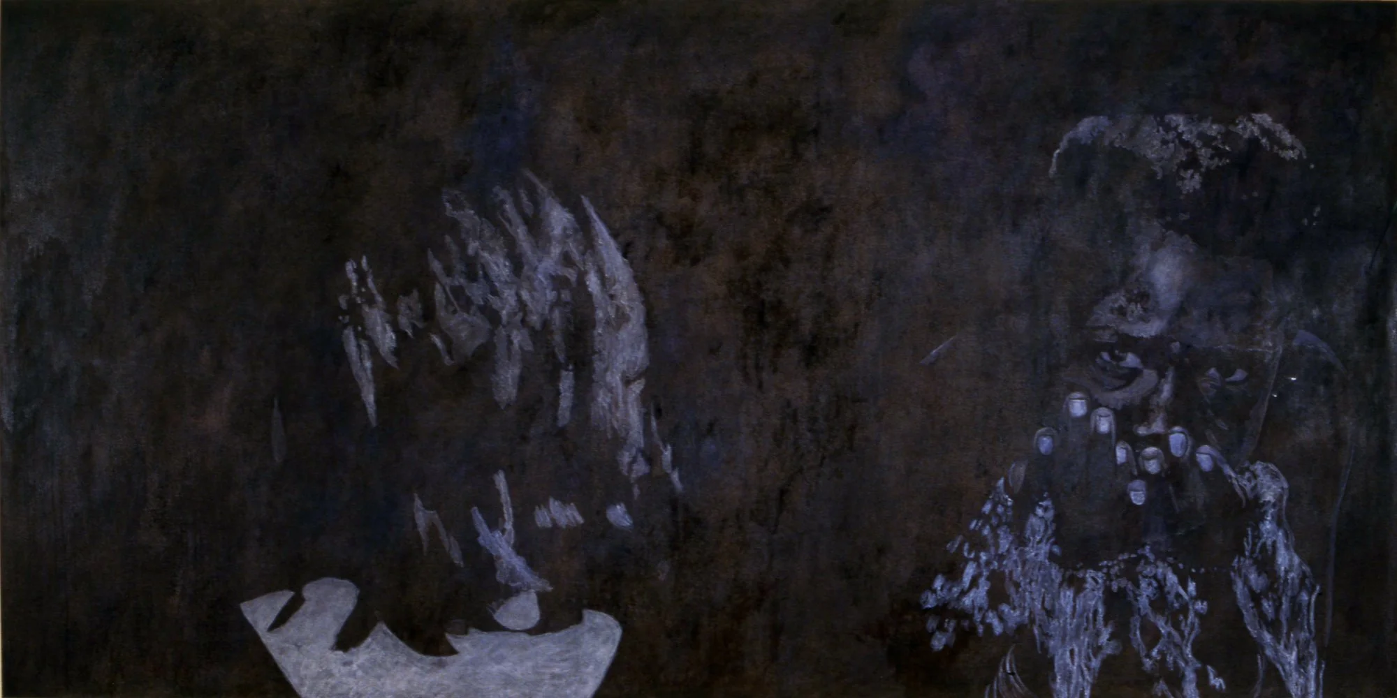 Sight, 1984, 60” tall x 120” wide. oil on canvas.