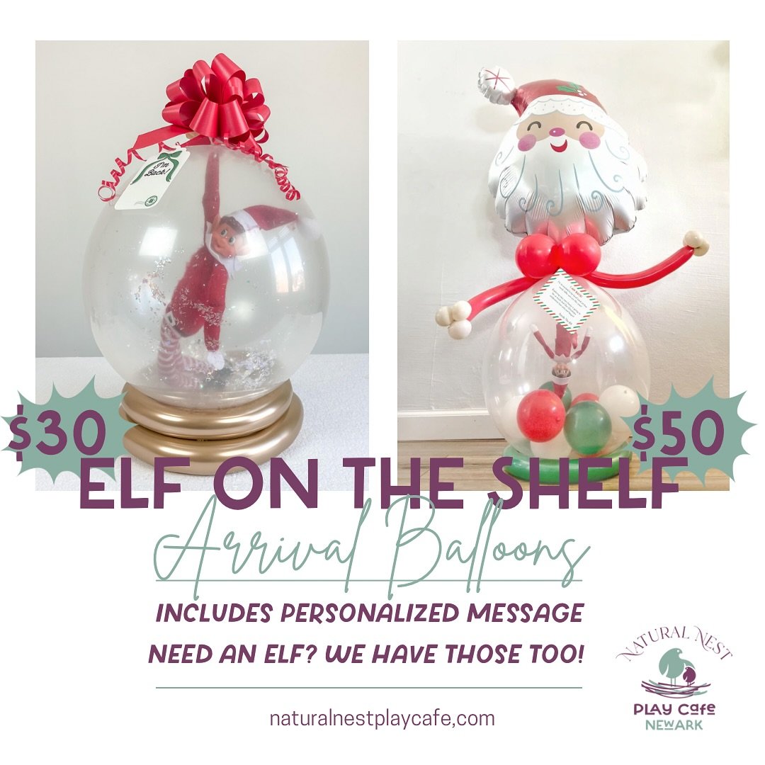 🎅Our Newark location is helping Santa this year! 🤶
It&rsquo;s a very important mission: Magical Elf Arrivals!
🎈🎈🎈
These adorable, customized balloon creations are sure to start your Christmas season off on a magical note! 
🎈🎈🎈
How do you get 