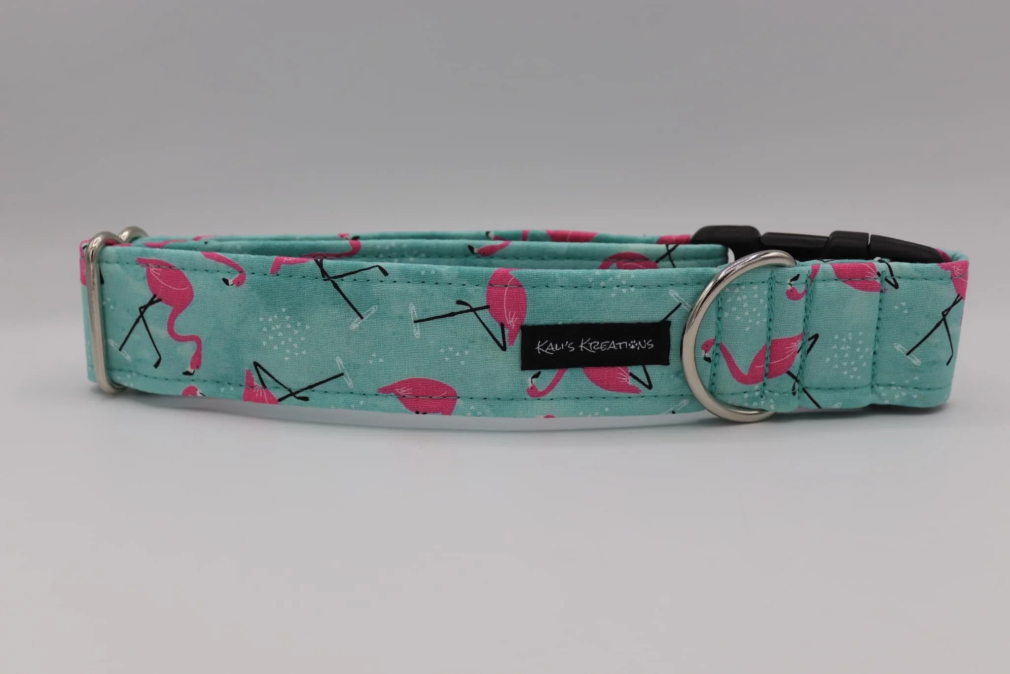 Fabulous Flamingo Buckle Collar - Large
