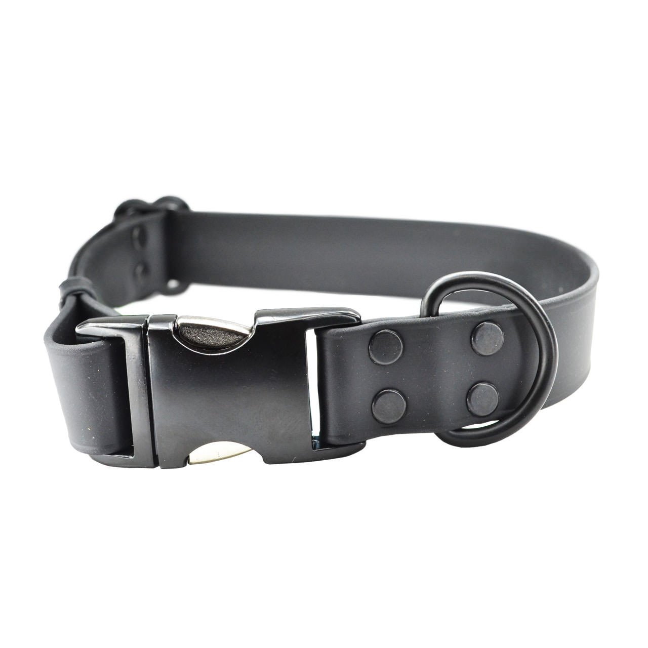 Biothane Collar Black 1 inch wide Ray Allen Manufacturing.jpg