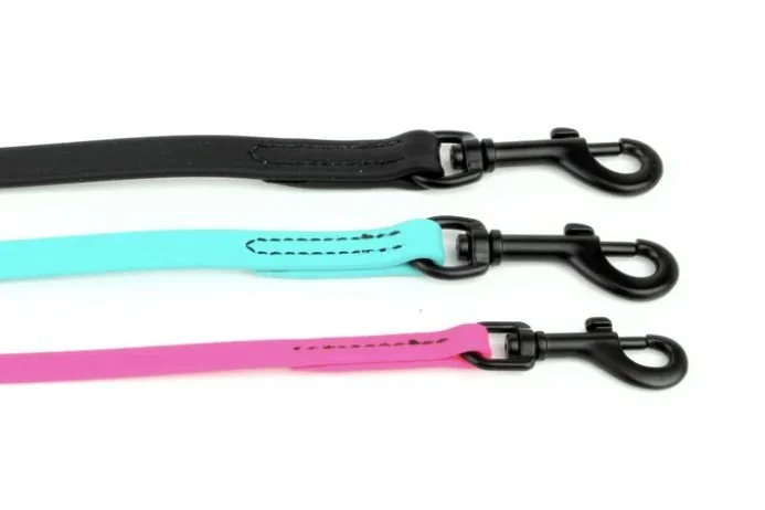 6' Biothane Leash with Black Snaps