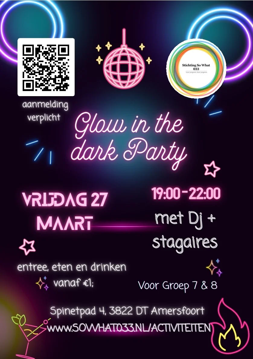 Tienerdisco Glow In The Dark