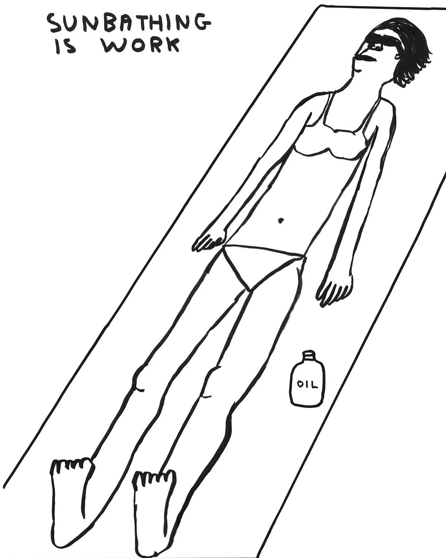 Taking some time to work on one client (me) and one task (sunbathing)
