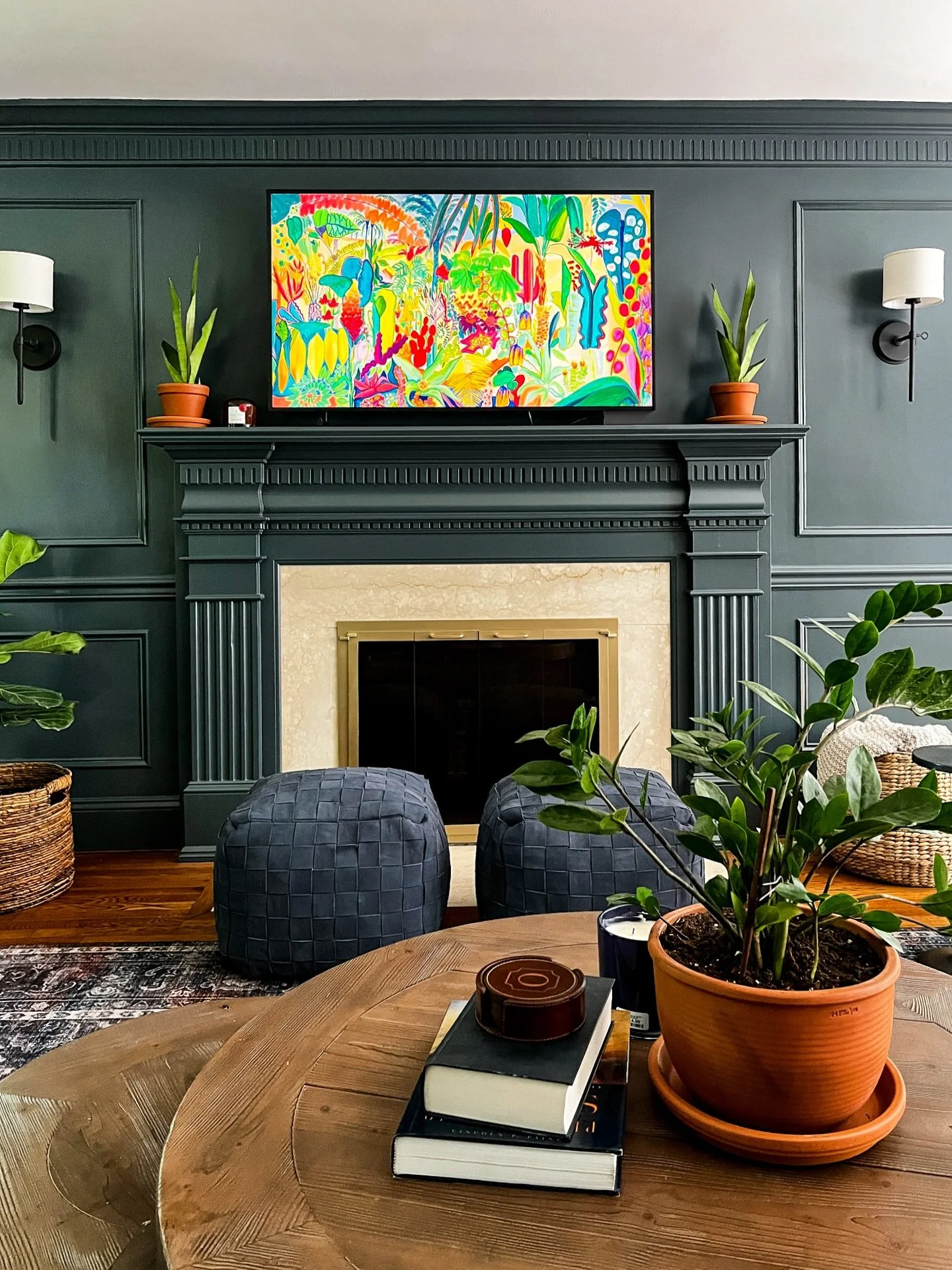 When an un-used space in a home becomes a family&rsquo;s favorite room in the house!

There&rsquo;s no better reward or compliment!

The room includes a cozy sofa + leather chairs for socializing and or watching tv, a game table &amp; chairs to play 