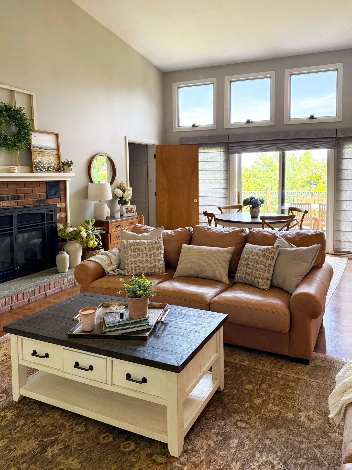 Light &amp; bright and still oh-so-cozy! The charm in this space ✨

This room underwent a transformation - from a space the homeowner didn&rsquo;t feel like herself in to a room that felt truly like home. We didn&rsquo;t repaint or replace the larges