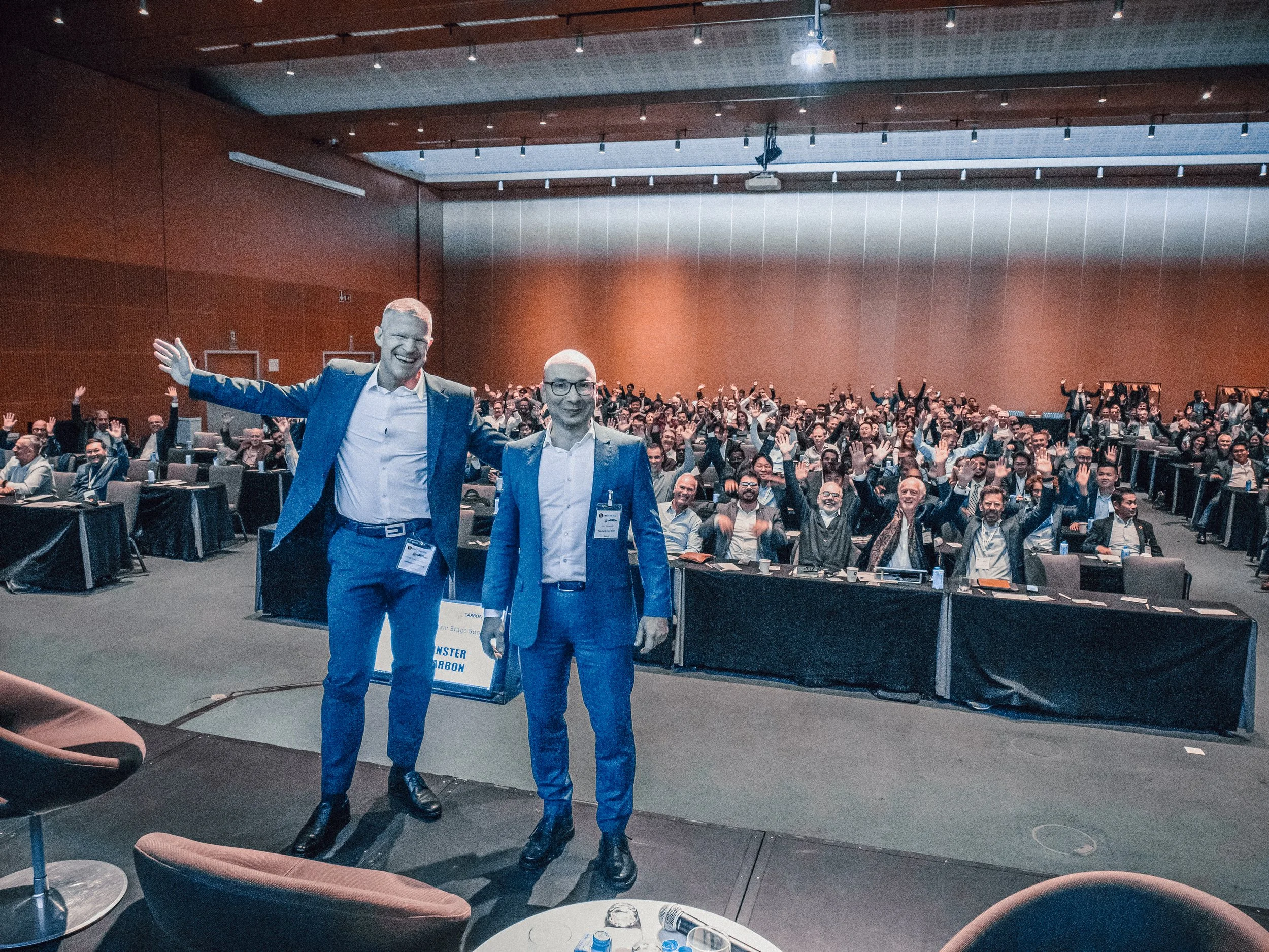 Martin von Wolfersdorff and Neuman & Esser on Stage at rCB Conference 2023 in Barcelona