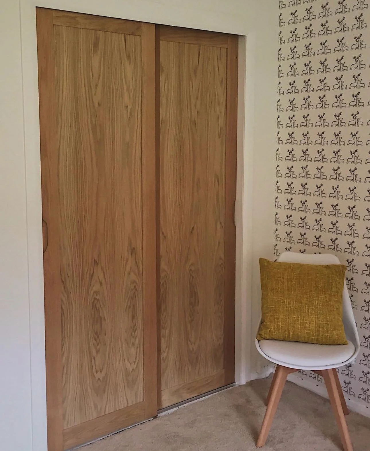 Handmade oak wardrobe doors with a beautiful oil finish 

#oakfurniture #handcrafted #interiordecor #glasgow #helensburgh
