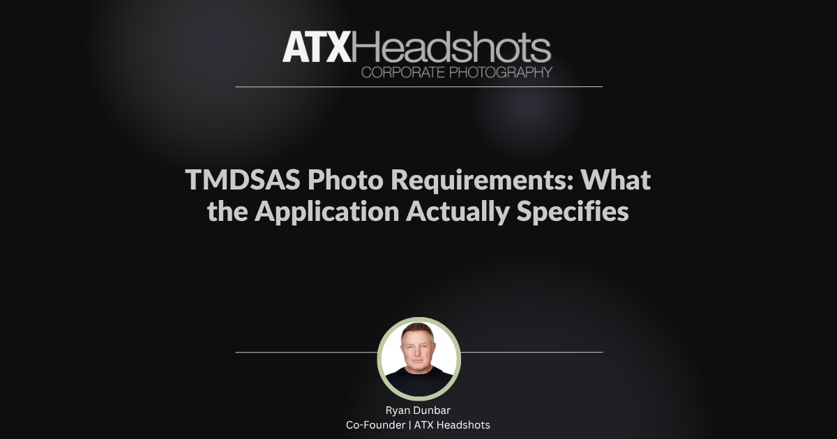 TMDSAS Photo Requirements: What the Application Actually Specifies