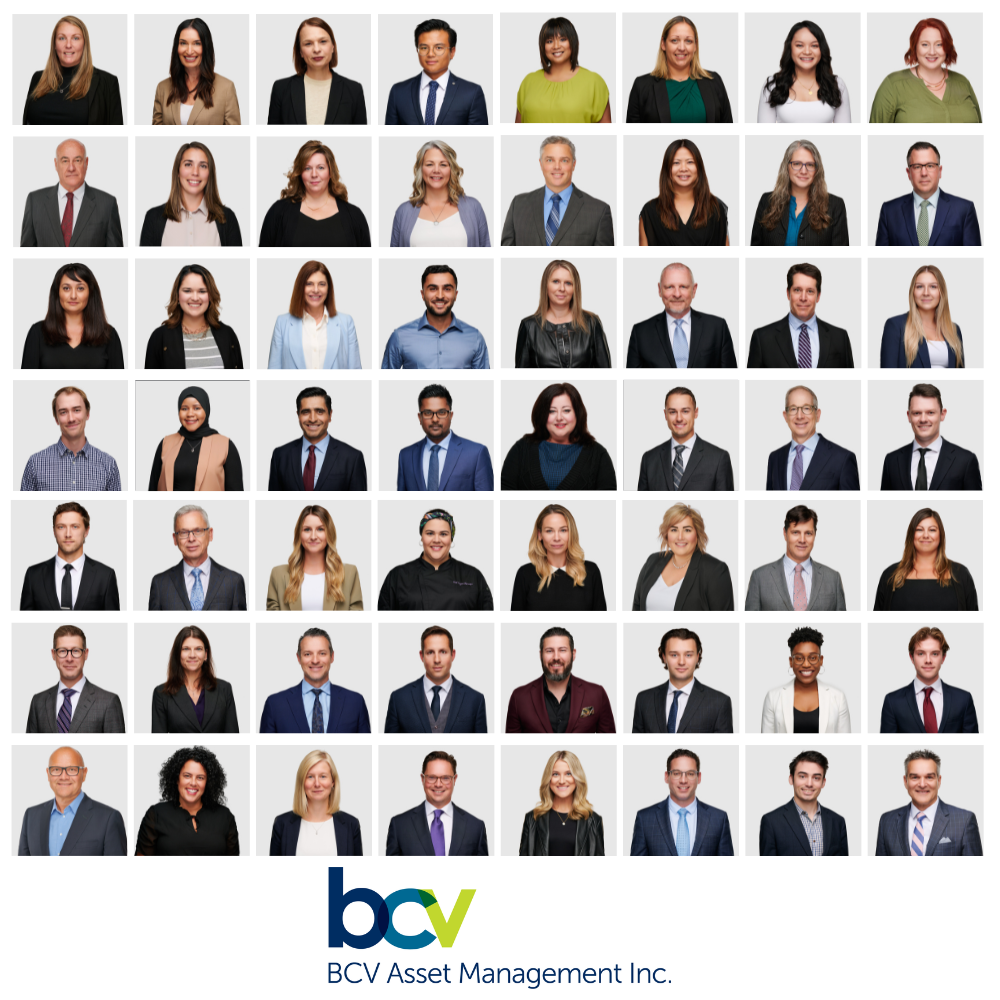 BCV Asset Management corporate team headshots -- financial services group photography by ATX Headshots