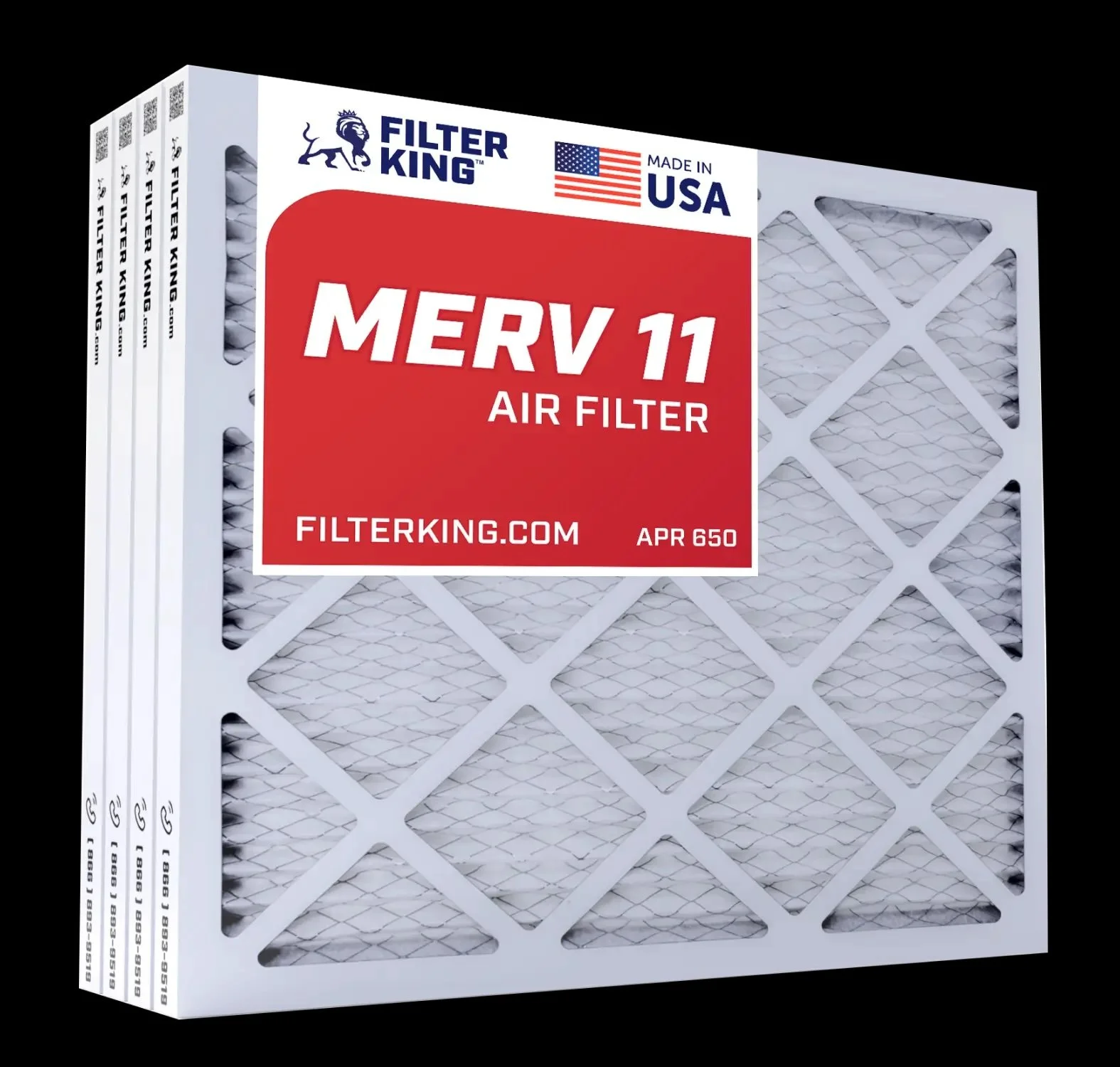 MERV 11 HVAC air filter used for improved indoor air quality and balanced airflow in residential systems