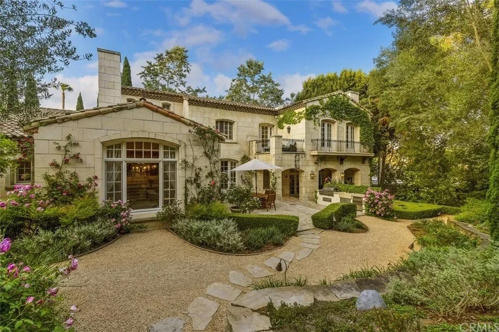 large French Country style estate in Orange County, the type of multi-zone home that requires a full-system fall furnace tune-up before winter