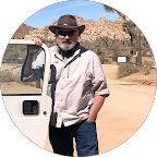 circular profile photo of customer Dave R standing outdoors in front of RV for J Martin Indoor Air Quality testimonial