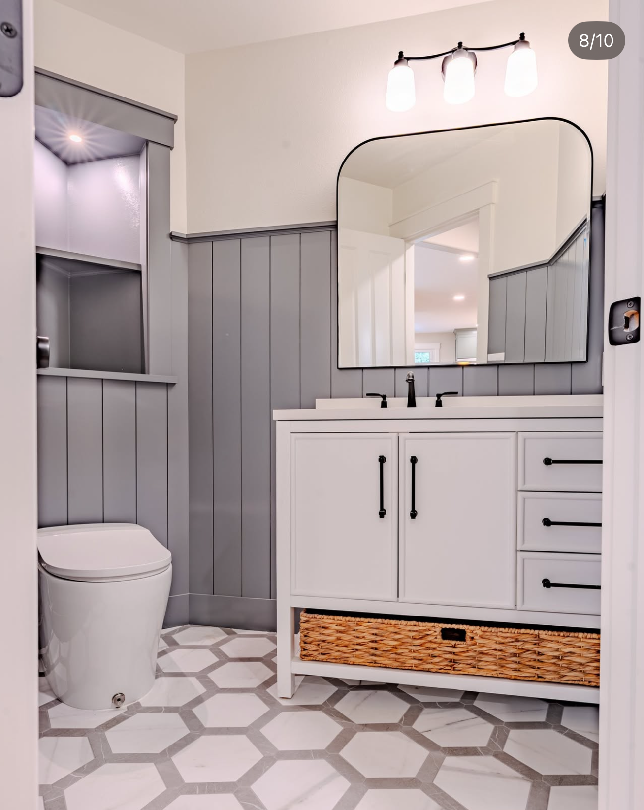 Remodal project: Bathroom lighting