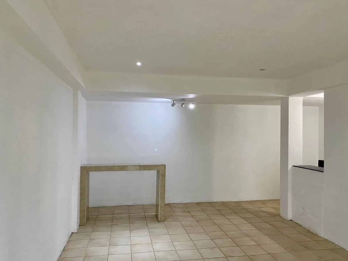 Open commercial retail interior with recessed ceiling lighting in Santa Teresa