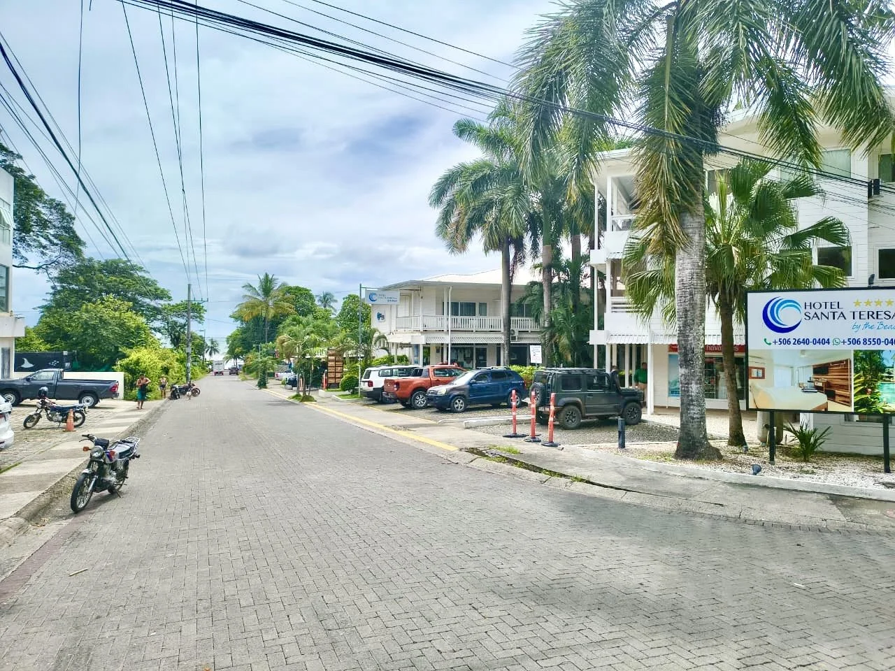 Main road near Playa Carmen commercial property and Hotel Santa Teresa, Costa Rica - 3 minute walk to beach
