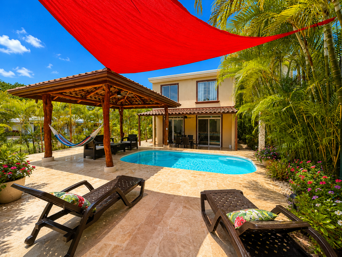 Luxury 3 bedroom villa with private pool for sale in Los Delfines Golf & Country Club, Tambor Costa Rica