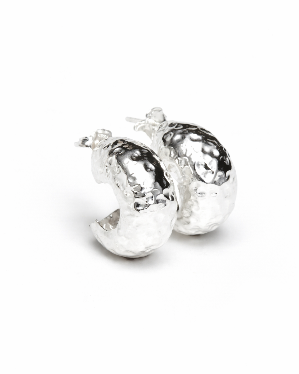 Lunar Textured Hoops