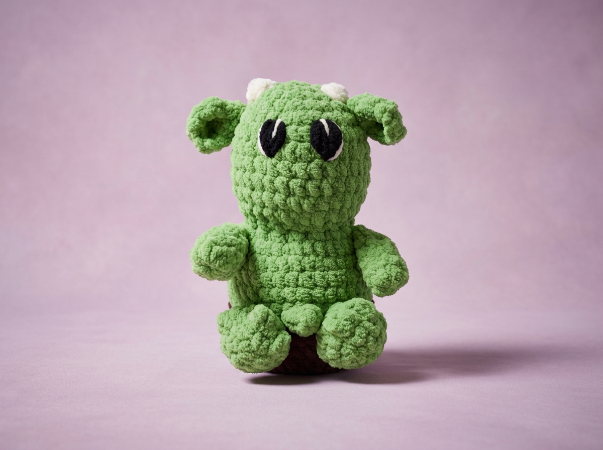 Handcrafted Crochet Goblin Plushie
