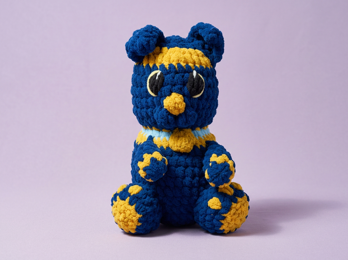 Blue and Yellow Sphinx