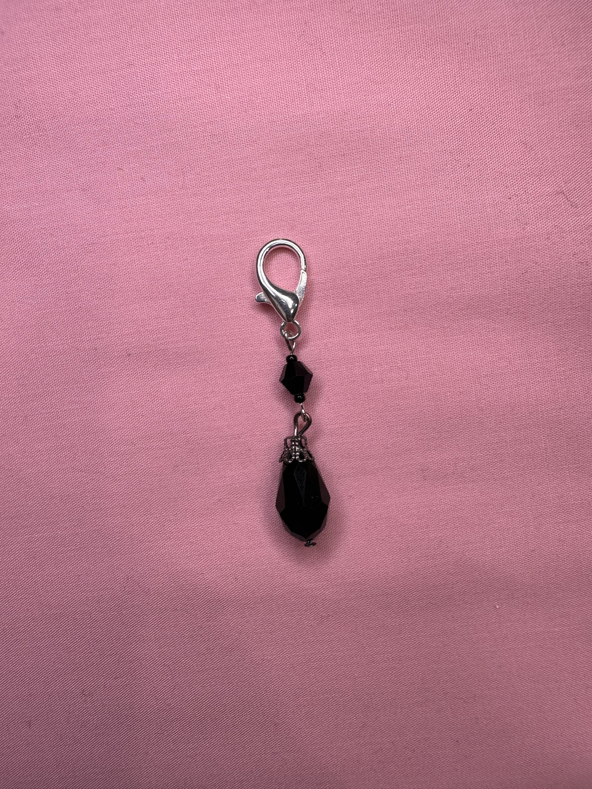 Black Diamond Crochet Marker