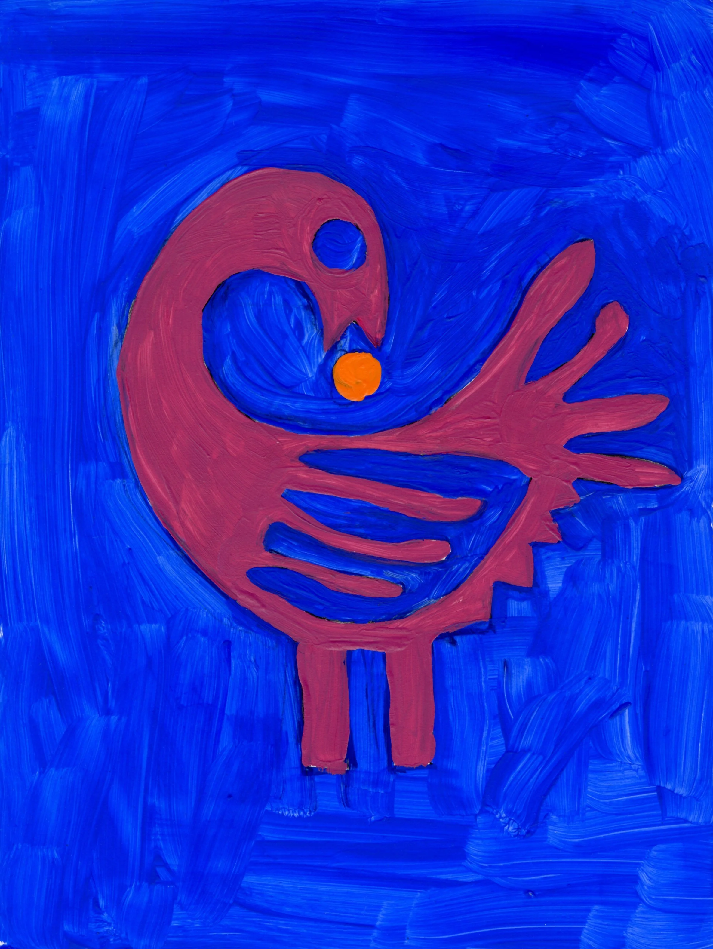 Sankofa — Acrylic Painting