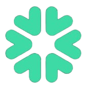 A teal snowflake icon.