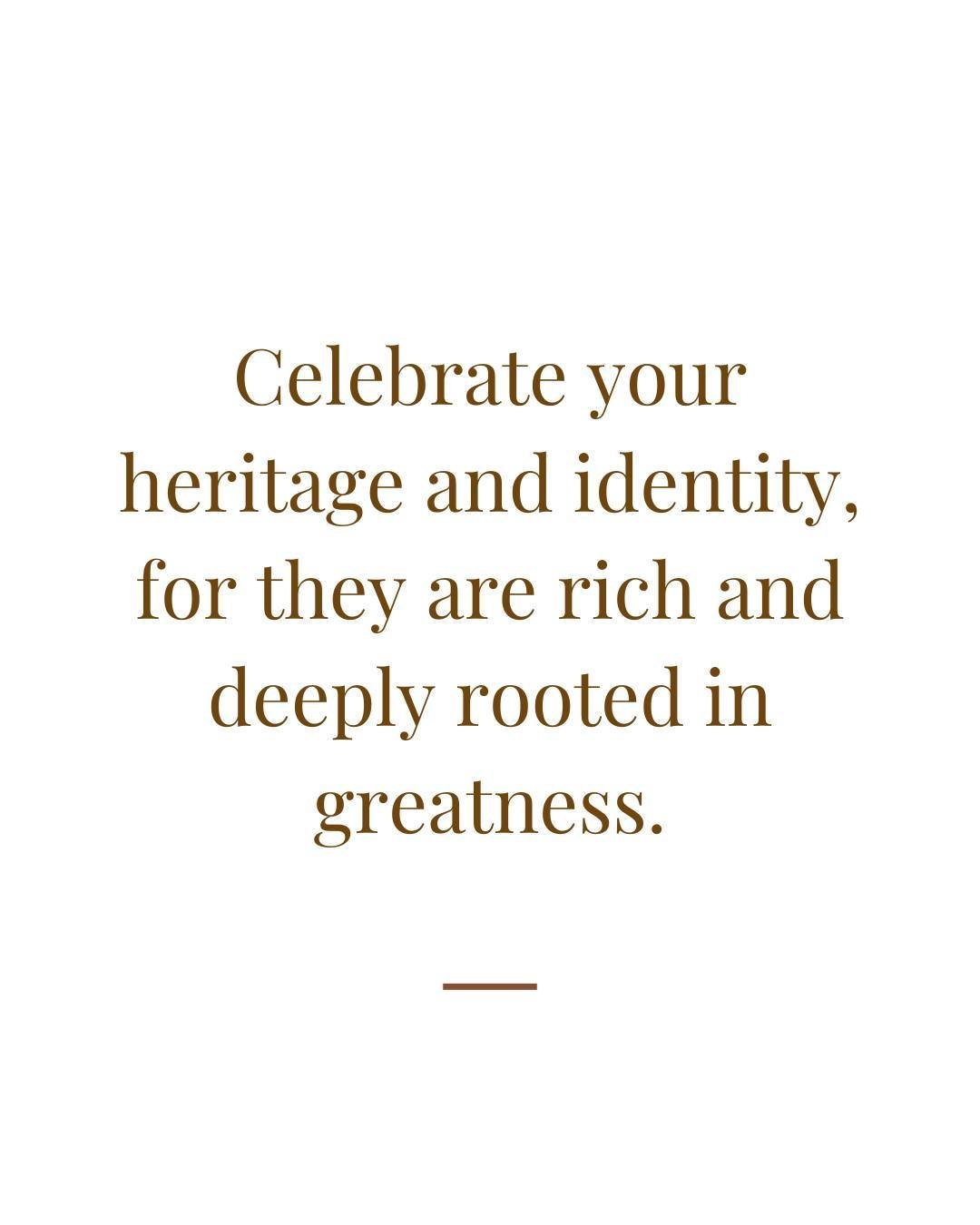 Don&rsquo;t shrink.
Don&rsquo;t hide.
Celebrate your name, your story, your people.
There&rsquo;s power in being exactly who you are. 💫
#BlackJoy #HeritageMatters #TalksWithRachelle