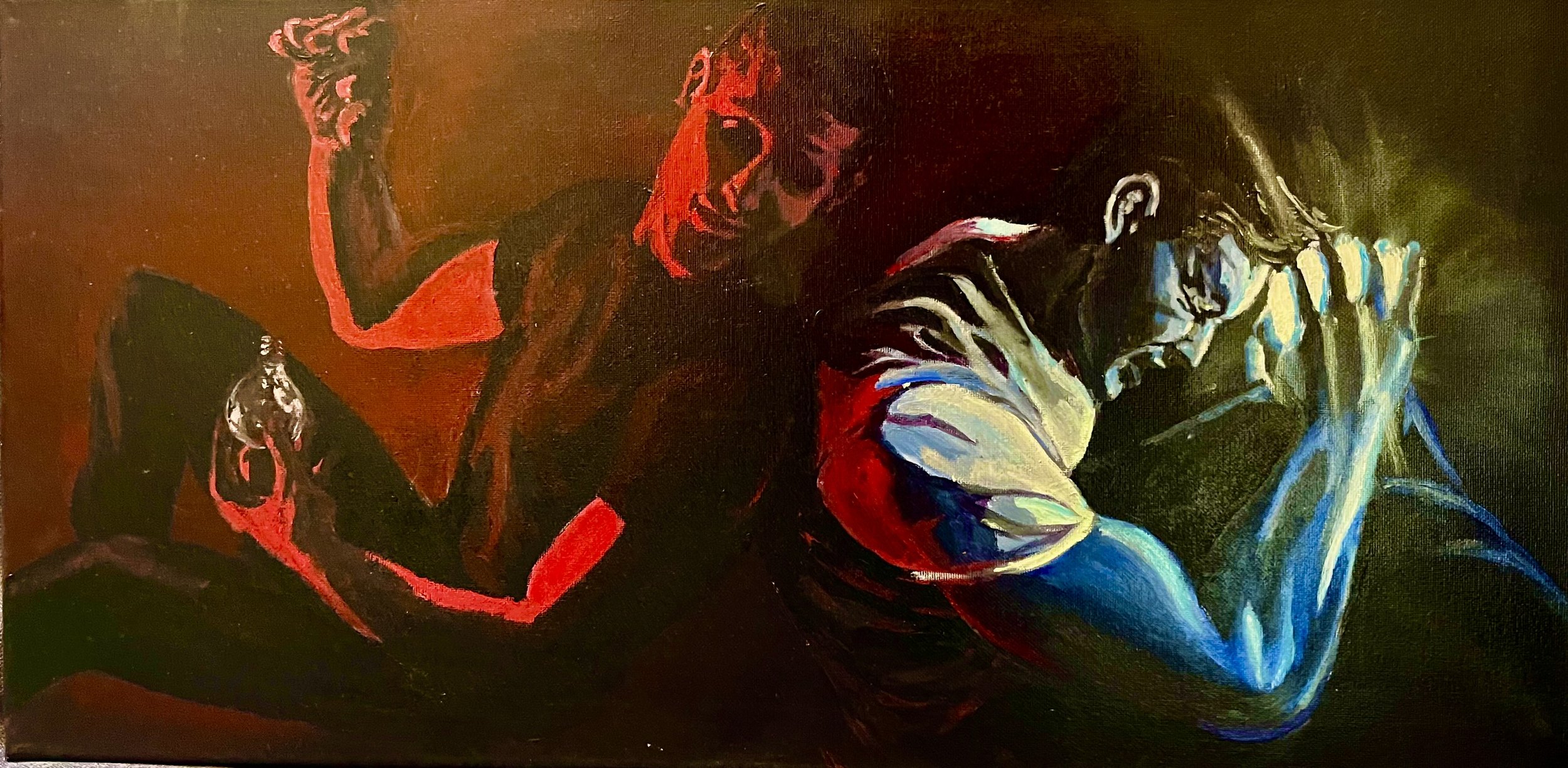 THE STRUGGLE WITHIN (12"x24")
