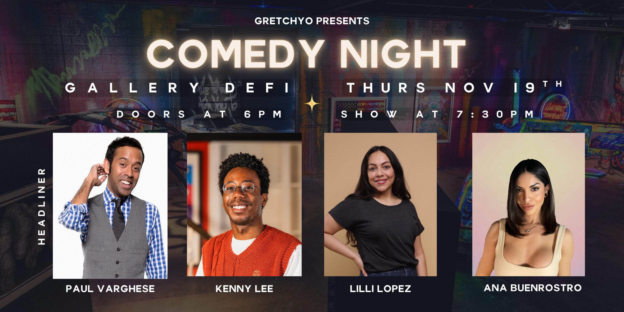 Comedy Night at Gallery Defi