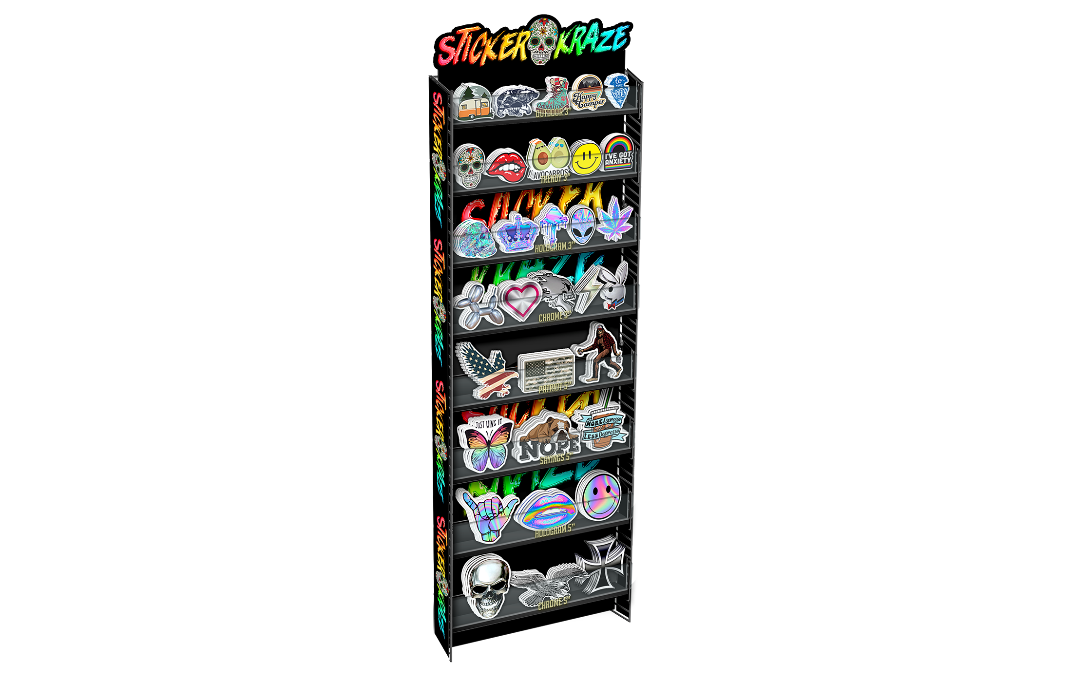 Sticker Kraze - Power Panel Display (full)