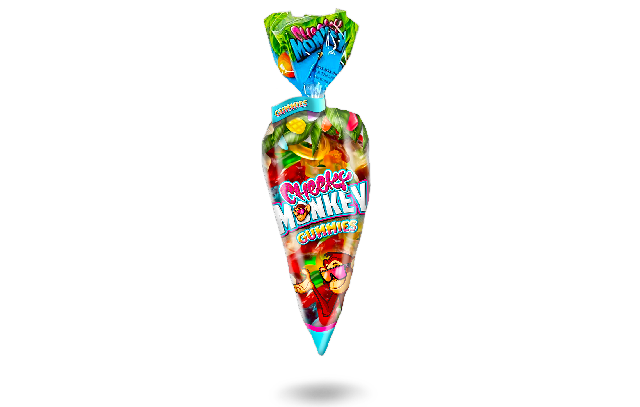 Cheeky Monkey - Candy Cone Detail (Gummies)