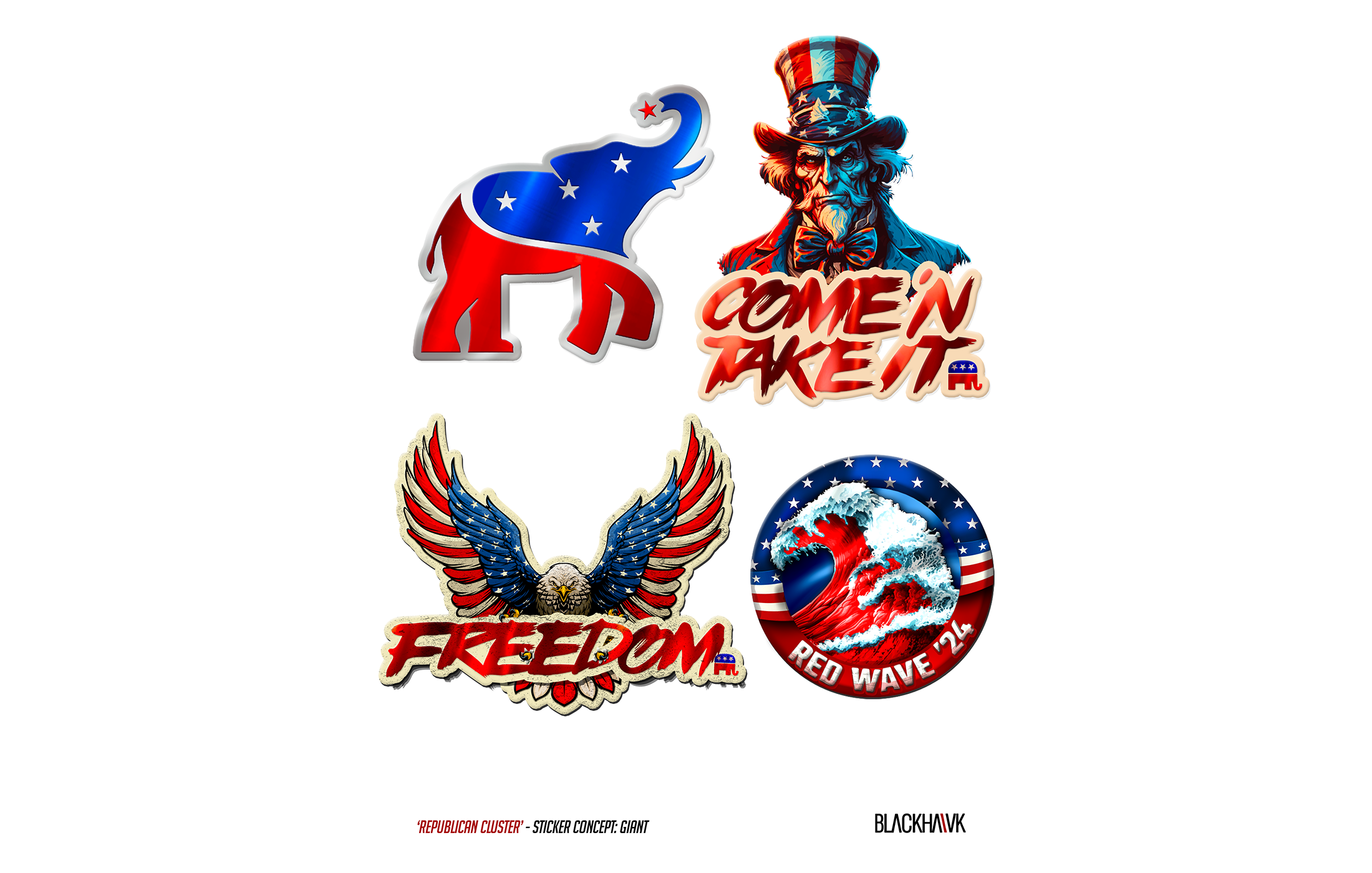 Republican - XL Stickers