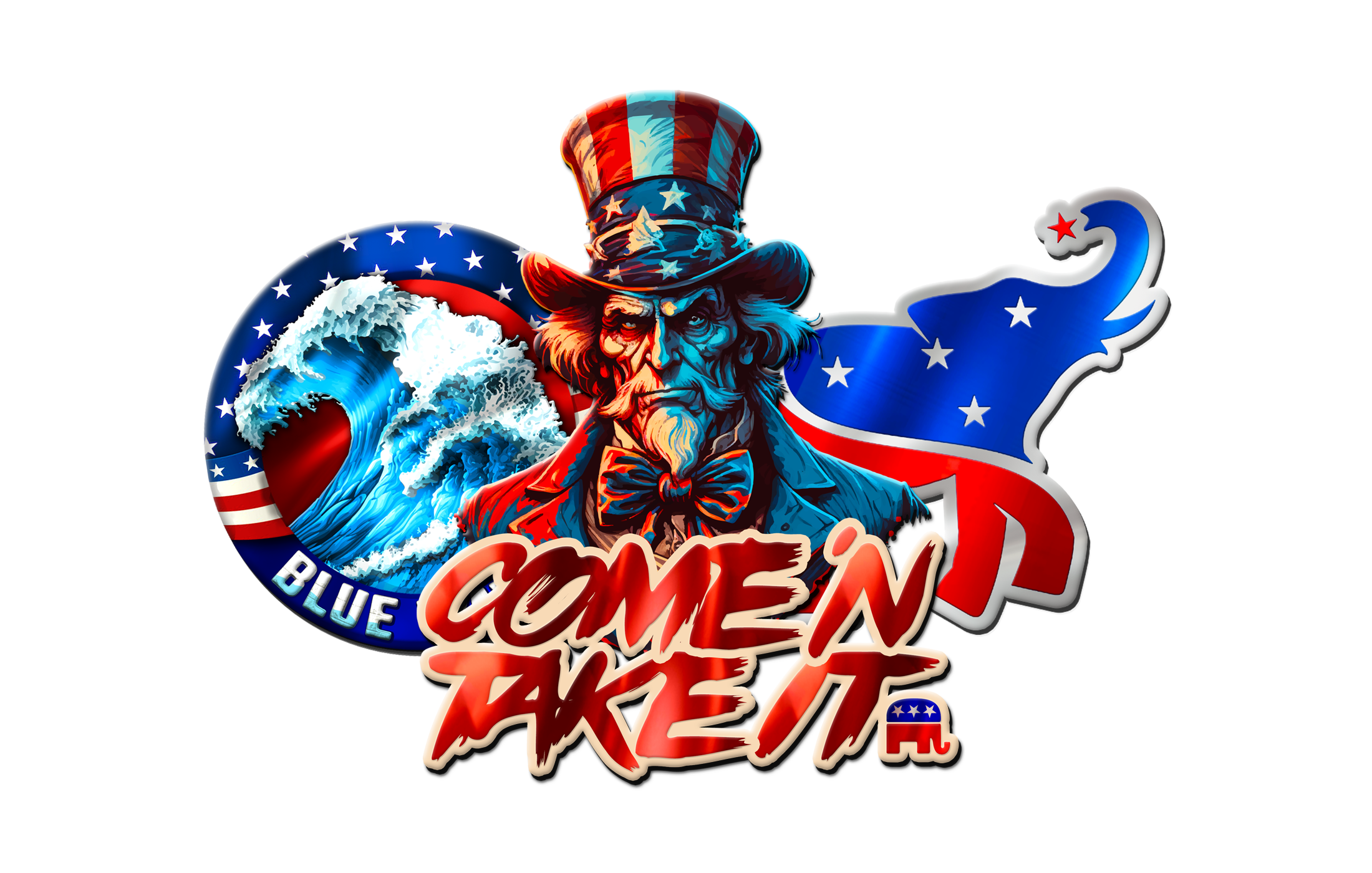 USA ELECTION STICKERS