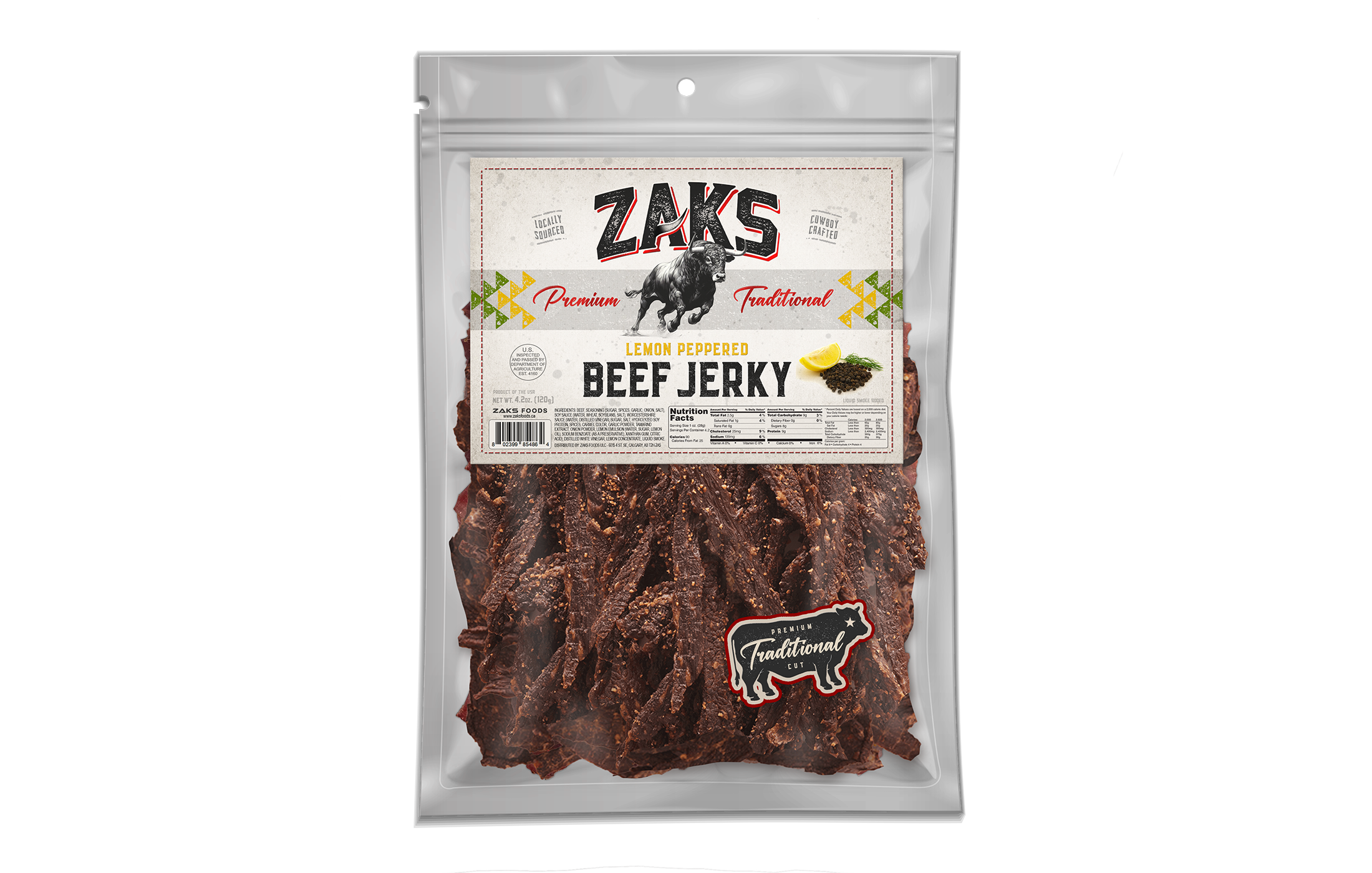 Zaks Traditional Jerky Canada (various)