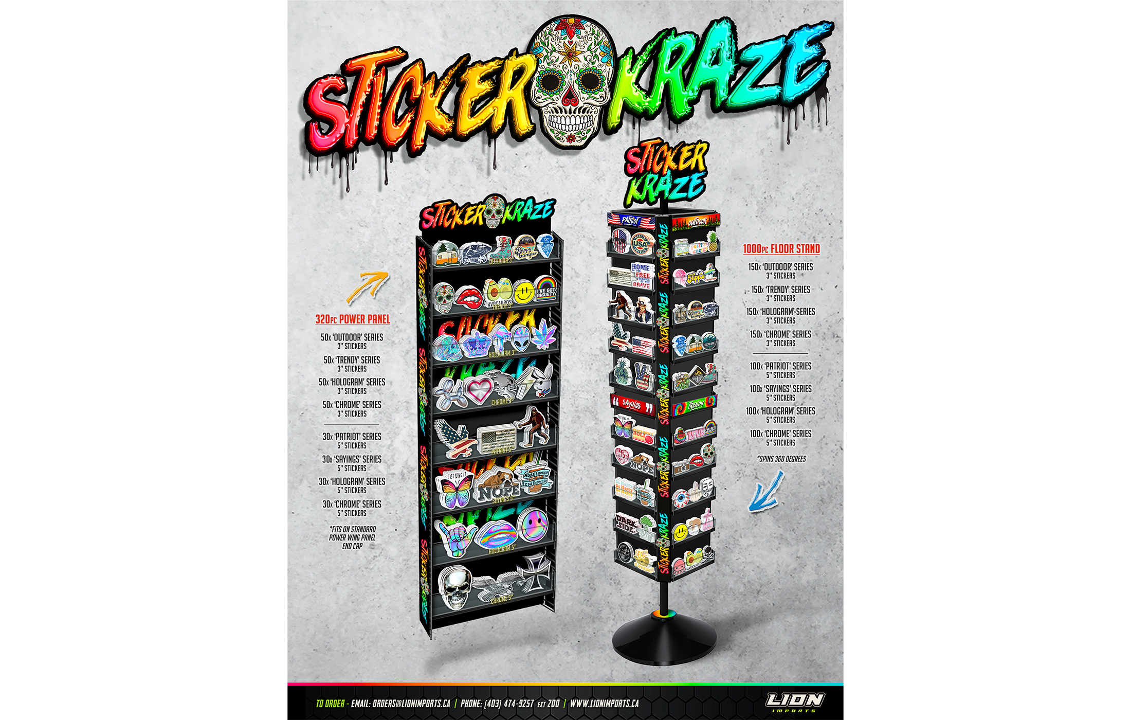 Sticker Kraze - Floor Display Set